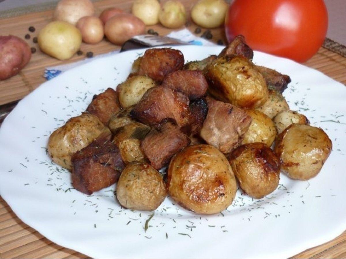 свинина с картофелем